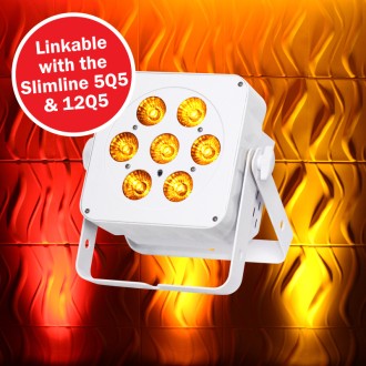 LEDJ Slimline 7Q5 RGBA (White Housing)
