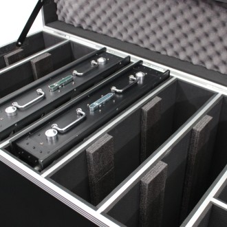 eLumen8 Flight Case 6pcs LED Matrix Tri/White Pixel Panel 25