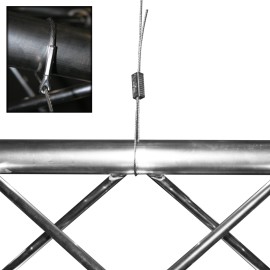 Global Zip-Lock 3m Suspension Wire 50kg SWL