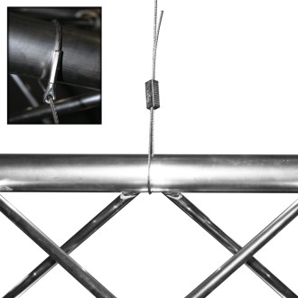 Global Zip-Lock 5m Suspension Wire 120kg SWL