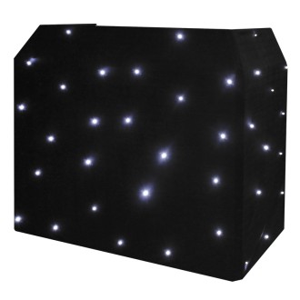 Equinox DJ Booth LED Starcloth System, Black Cloth, CW
