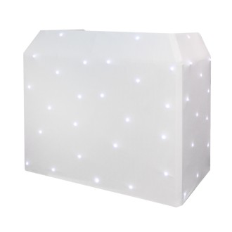 Equinox DJ Booth LED Starcloth System, Black Cloth, CW