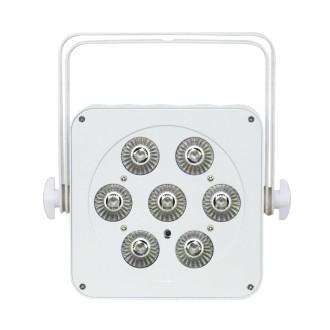 LEDJ Slimline 7HEX6 RGBWAUV (White Housing)