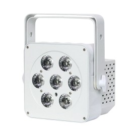 LEDJ Slimline 7HEX6 RGBWAUV (White Housing)