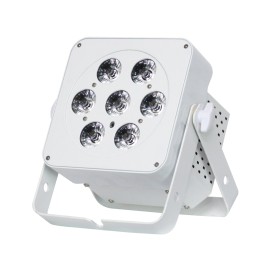LEDJ Slimline 7HEX6 RGBWAUV (White Housing)