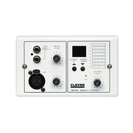 Clever Acoustics ZM8 BW Wall Plate - Audio Input + Source Select