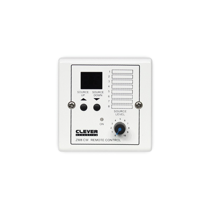 Clever Acoustics ZM8 CW Wall Plate - Source Select