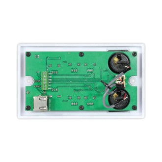 Clever Acoustics ZM8 DW Wall Plate - Two Remote Microphone Inputs