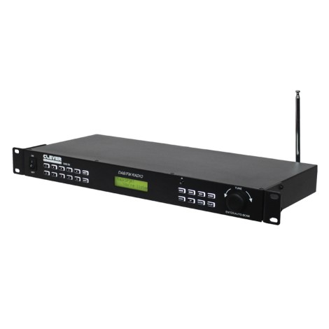 Clever Acoustics DAB 50 1U DAB/FM Radio Tuner