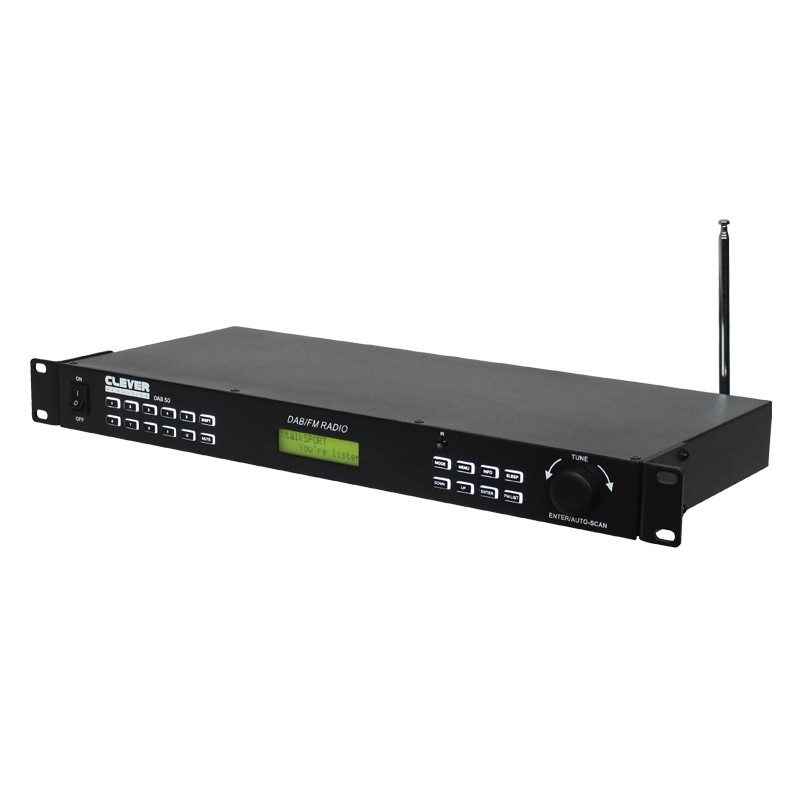Clever Acoustics DAB 50 1U DAB/FM Radio Tuner