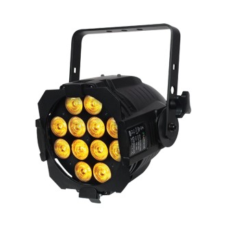 eLumen8 Alu HEX Par 64 Black (12 x 12W 6-in-1 RGBWAUV)