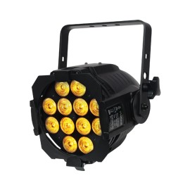 eLumen8 Alu HEX Par 64 Black (12 x 12W 6-in-1 RGBWAUV)