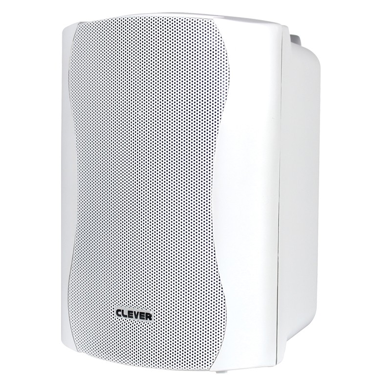 Clever Acoustics BGS 85T White 100V Speakers (Pair)