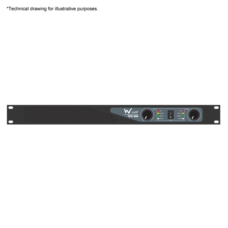 W Audio TPX 650 Amplifier