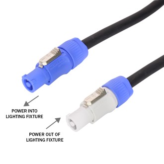 LEDJ 10m Neutrik PowerCON Cable Lead - 2.5mm H07RN-F