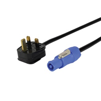 LEDJ 13A to Neutrik Powercon Cable 3m - 1.5mm 3183Y PVC