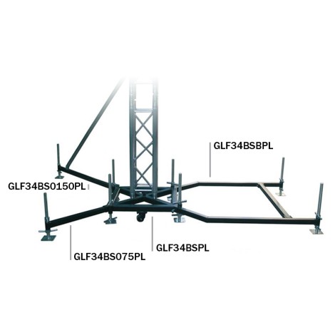 Global Truss Ground Support F34PL BS Steel