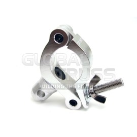 Global Truss Side Entry Clamp  - Medium Duty Clamp With Reversed Elbow & Half Coupler For 50mm Tubing