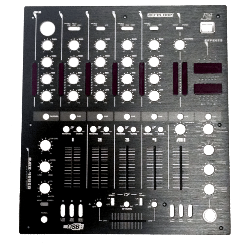 Reloop RMX-40 USB Faceplate