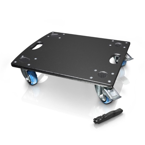 LD Systems DAVE 12 G3 CB - Castor Board for LDDAVE12G3 incl. Lashing Strap