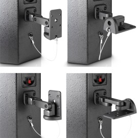 LD Systems SAT WMB 10 B - Wall mount for speakers black,  LDSATWMB10B