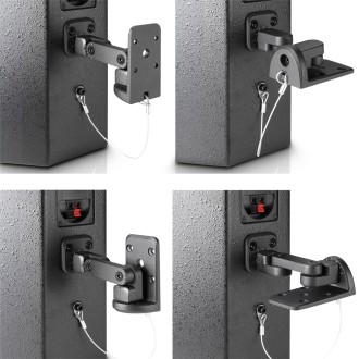 LD Systems SAT WMB 10 W - Wall mount for speakers white,  LDSATWMB10W