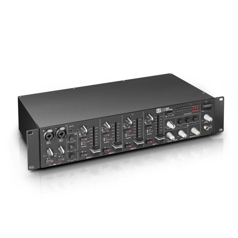 LD Systems ZONE 423 - 19" 2-Zone Mixer 2U
