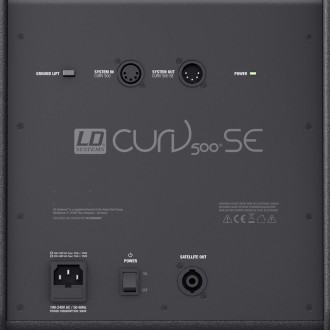LD Systems CURV 500 PES - Power Extension Set composed of 1 Subwoofer extension, 4 array
