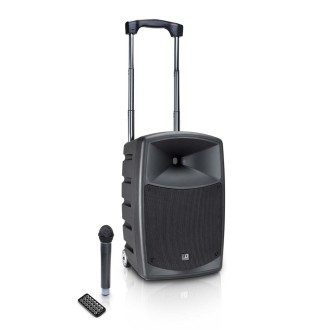 LD Systems ROAD BUDDY 10 - Battery Powered Bluetooth Speaker with Mixer and Wireless Microphone