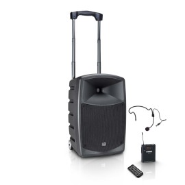 LD Systems ROAD BUDDY 10 HS - Battery Powered Bluetooth Speaker with Mixer, Bodypack and Headset