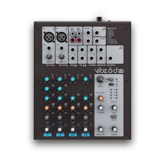 LD Systems VIBZ 6 D - 6 channel Mixing Console with DFX