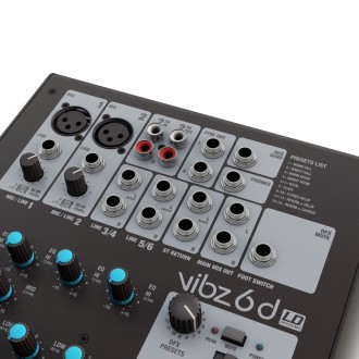 LD Systems VIBZ 6 D - 6 channel Mixing Console with DFX
