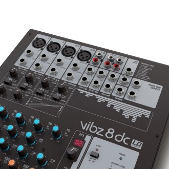LD Systems VIBZ 8 DC - 8 channel Mixing Console with DFX and
