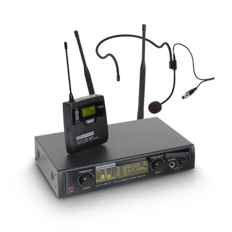 LD Systems WIN 42 BPH B 5 - Wireless Microphone System with Belt Pack and Headset