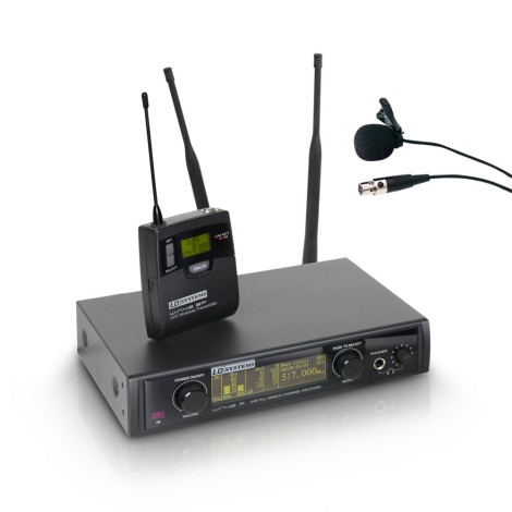 LD Systems WIN 42 BPL B 5 - Wireless Microphone System with Belt Pack and Lavalier Microphone