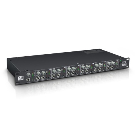 LD Systems HPA 6 - 19" Headphone Amplifier 6-channel