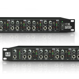 LD Systems HPA 6 - 19" Headphone Amplifier 6-channel,  LDHPA6