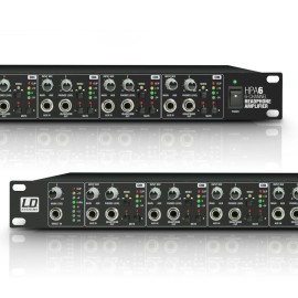 LD Systems HPA 6 - 19" Headphone Amplifier 6-channel,  LDHPA6