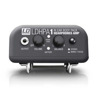 LD Systems HPA 1 - Amplifier for headphones and wired IEM,  LDHPA1